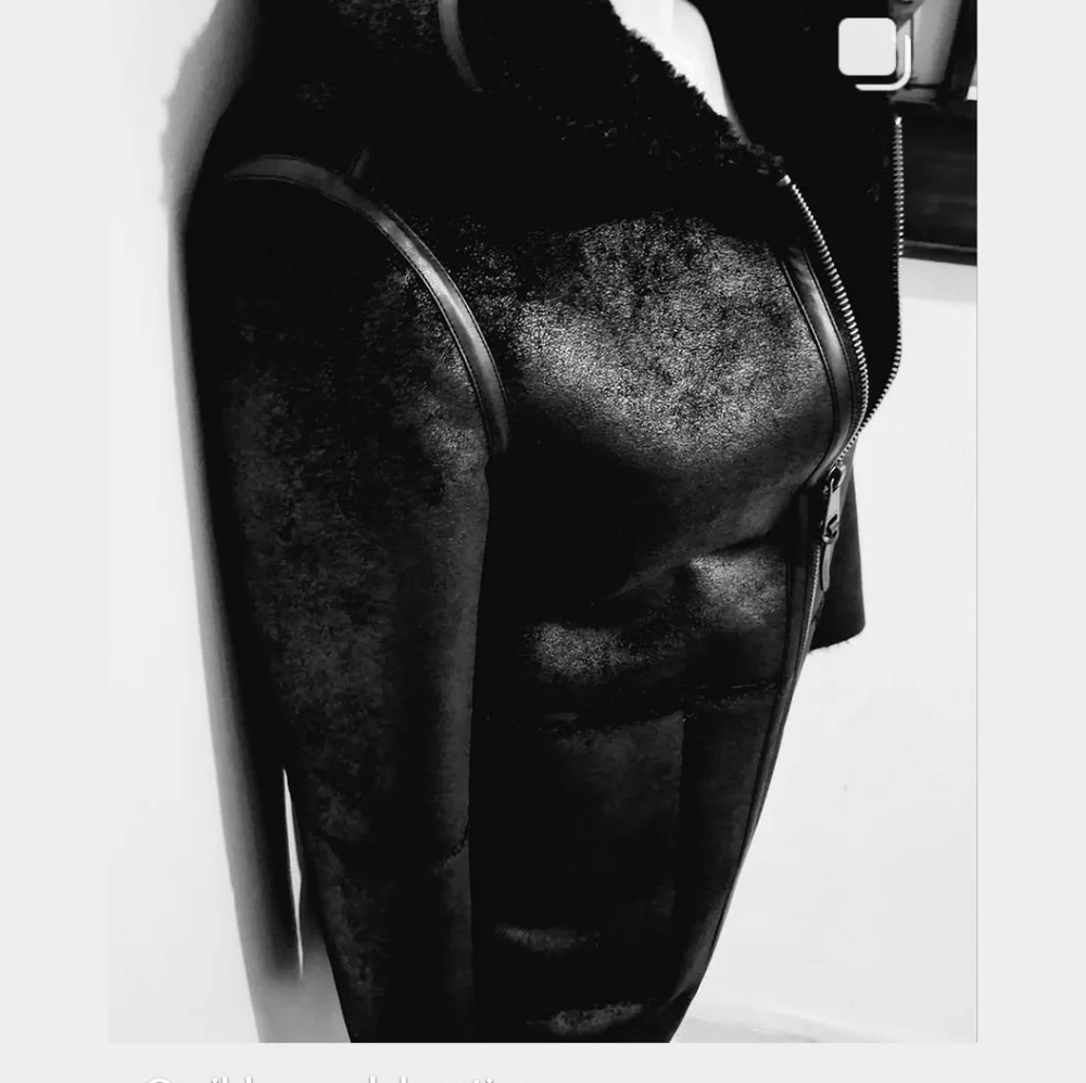 Black Sherling Coat